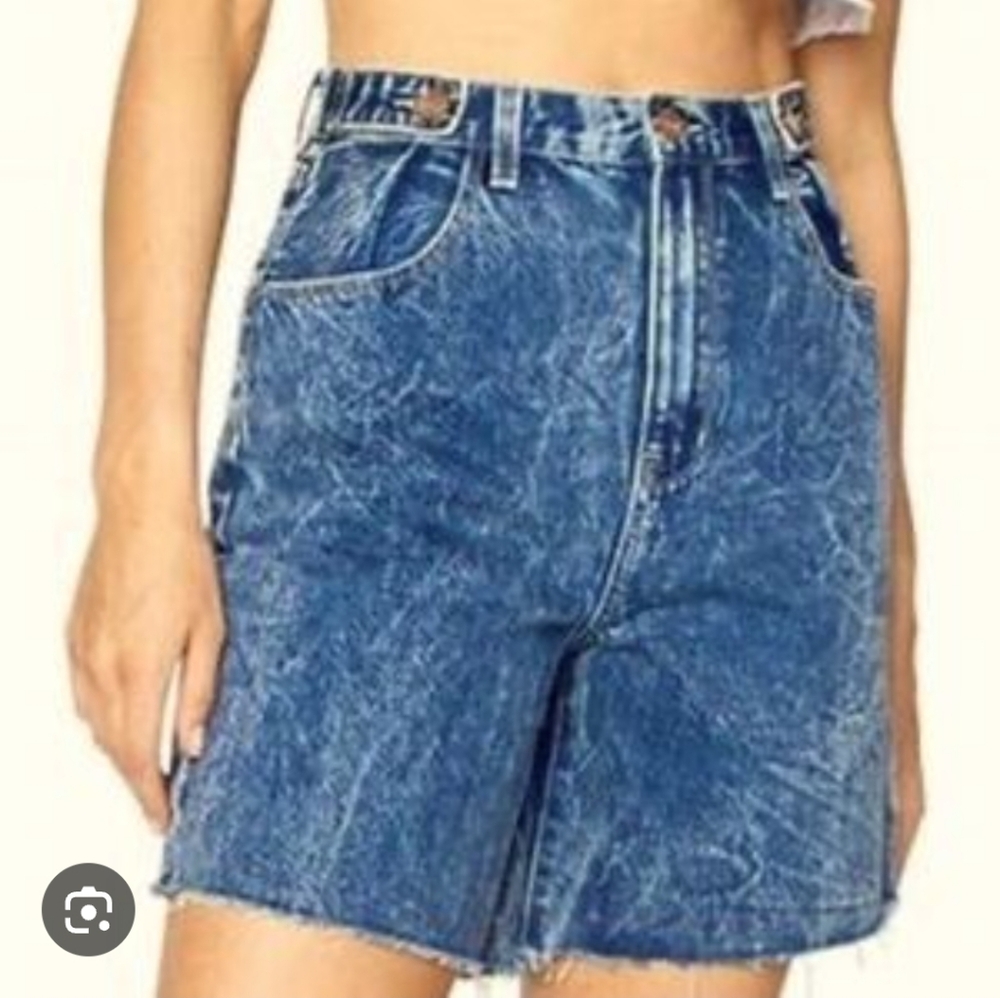 Zee Gee Why ZGY Body Rock Denim Shorts Jean NEW Womens 25 90s High Rise 5 Inseam